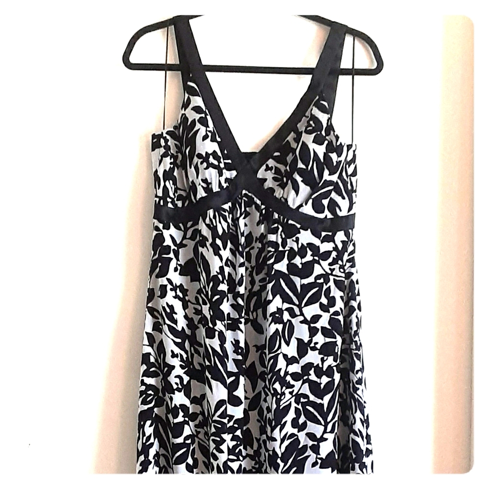Black and White Night Maxi Dress